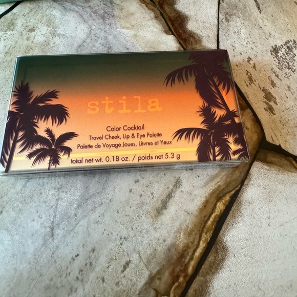 Stila Lipstick/Eyeshadow Palette - Tequila Sunrise Color Cocktail - Picture 1 of 5